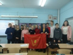Новосибирские комсомольцы провели первое учебное занятие в школе №94